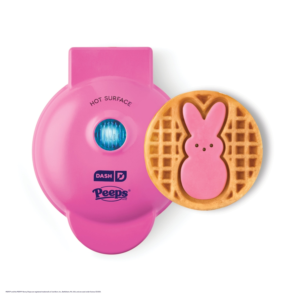 Dash Peeps Pink Mini Waffle Maker